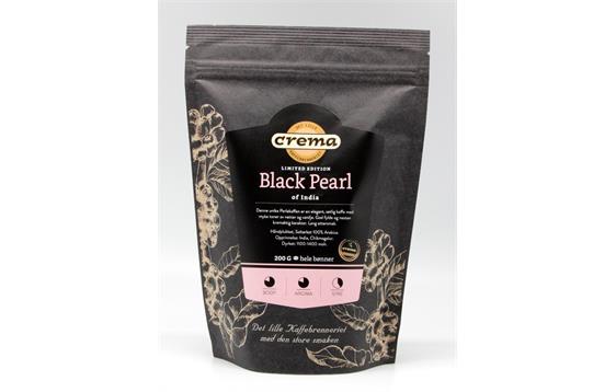 9417748 Crema 3035-P Kaffe Crema Black Pearl of India 200 gr. kaffe hele b&#248;nner